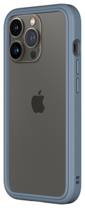 Фото Чехол-бампер RhinoShield серо-голубой для Apple iPhone 13/13 Pro с защитой от падений с 3.5 м
