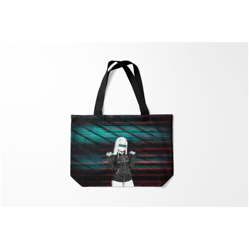 фото Сумка-шоппер / 46х35 см / аниме / senpai zero two glitch burnettie