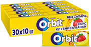 Жевательная резинка Orbit Клубника-банан без сахара, 13.6 г, 30 шт. в уп.