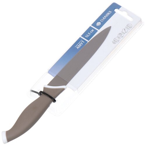 Нож кухонный Daniks, Амут, универсальный, нержавеющая сталь, 12.5 см, рукоятка soft-touch, JA20201785-3