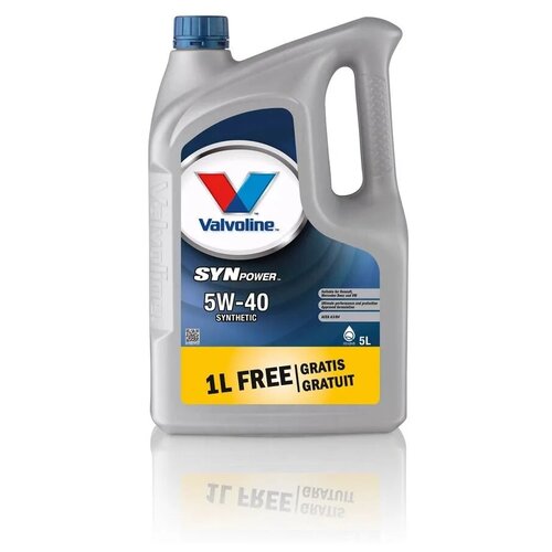 фото Моторное масло valvoline synpower 5w40 5l sw 1lfg акция