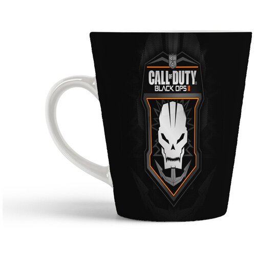 фото Кружка-латте coolpodarok call of dutty калавдьюти калда (лого и череп)