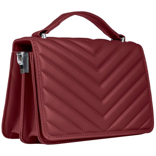 Сумка женская кросс-боди на плечо / через плечо / повседневная / цвет: бордовый