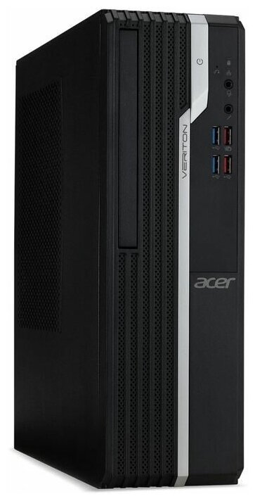 Компьютер Acer Veriton X2665G, Intel Pentium Gold G5420, DDR4 4ГБ, 128ГБ(SSD), Intel UHD Graphics 610, noOS, черный [dt.vseer.05h]