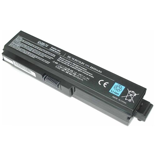 фото Аккумуляторная батарея усиленная для ноутбука toshiba satellite l730 10.8v (8800mah) sino power