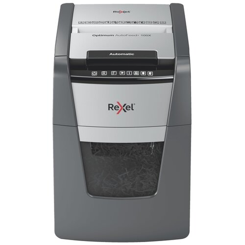 скобы степлерные rapid 66 8 Уничтожитель бумаги (шредер) Rexel Optimum AutoFeed 100X (2020100XEU)