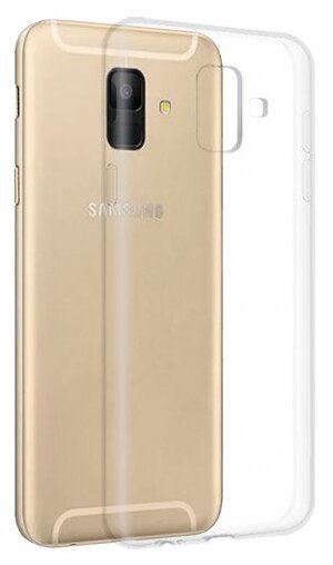 Силиконовый чехол для Samsung Galaxy A6 (2018) A600 прозрачный 1.0 мм