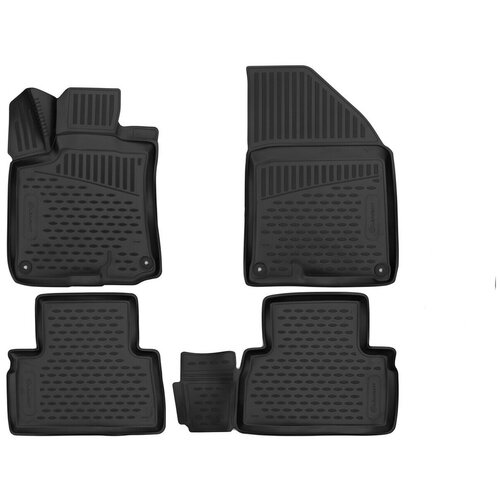 фото Коврики 3d в салон подходят для geely coolray, 2019- кросс, 4шт. (полиуретан) element