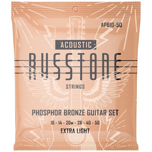 Струны для акустической гитары Russtone APB10-50 Acoustic Phosphor Bronze (10-14-20w-28-40-50)