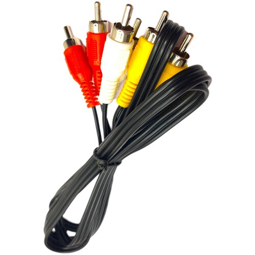 Шнур 3RCA–3RCA, 1.2м, CADENA шнур соединительный 3rca – 3rca 3м cadena