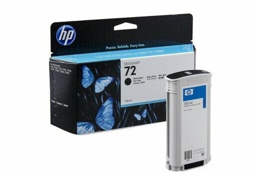 Картридж HP №72 DesignJet T1100/T610 Matte Black (130ml) (О) C9403A