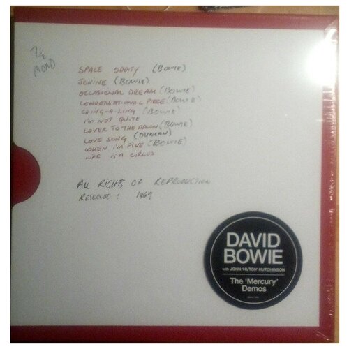 David Bowie / John ‘Hutch’ Hutchison - The ‘Mercury’ Demos (12 BOX) рок plg bowie david clareville grove demos limited box set