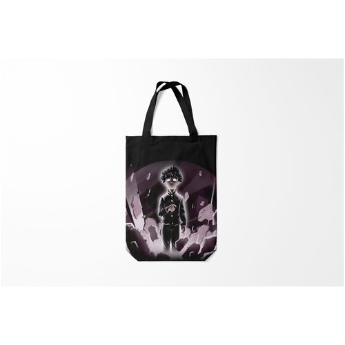 фото Сумка-шоппер / 31х42 см / аниме / моб психо mob psycho 100 z разрушение burnettie