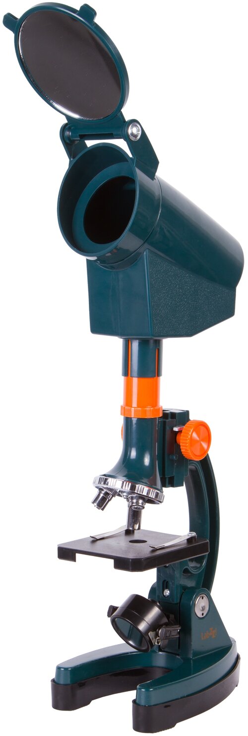Микроскоп LEVENHUK LabZZ M3 синий/оранжевый/черный