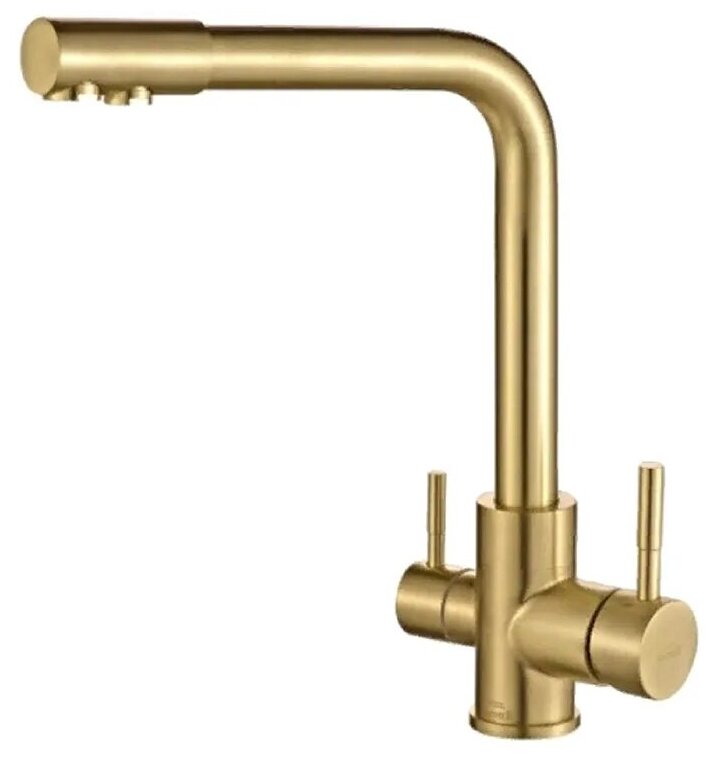 Смеситель для кухни под фильтр Zorg Steel Hammer SH 801 INOX BRONZE PVD