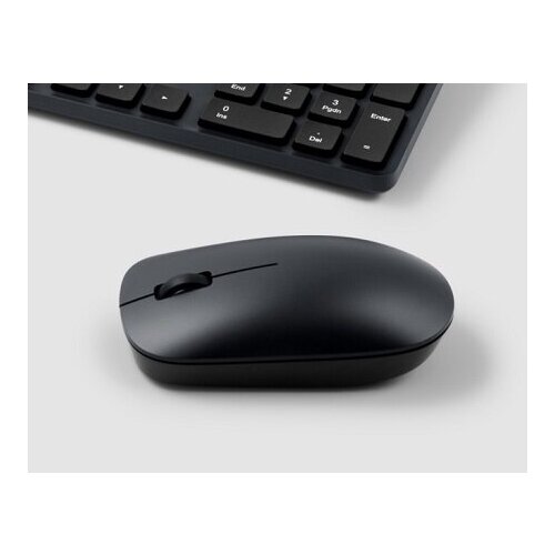 Клавиатура и мышь Xiaomi Mi Wireless Keyboard and Mouse Combo ENG (WXJS01YM) (black) hp cs10 wireless multi device bluetooth keyboard and mouse set