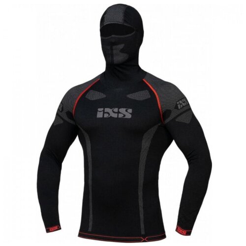 фото Термобелье ixs underwear shirt 365 hood черно-серый