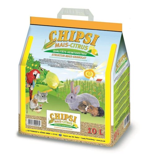 Наполнитель Chipsi Mais Citrus 10л*4,2 кг Кукурузный ароматизированный