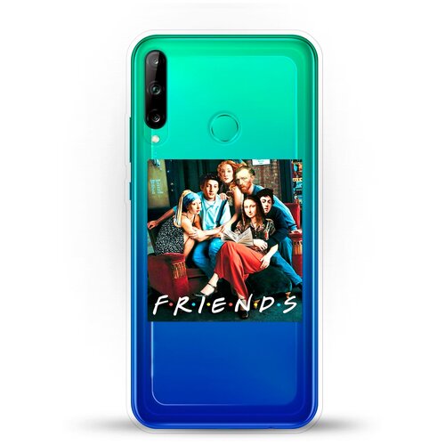 фото Силиконовый чехол друзья на huawei p40 lite e andy & paul