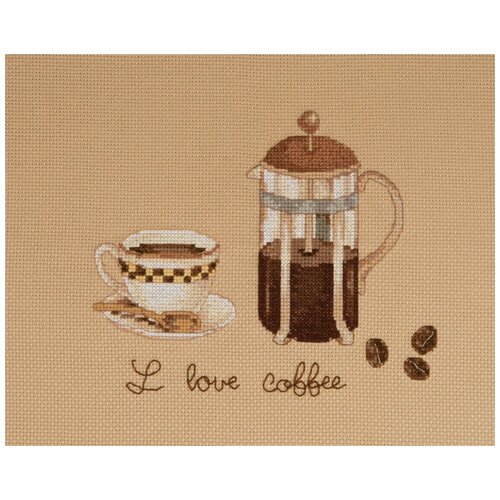 Набор для вышивания Я люблю кофе 20 х 25 см XIU Crafts 2801404