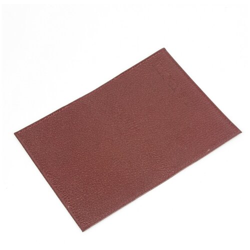 Обложка для паспорта / кроко / П400-232/ универсальная, натуральная кожа, цвет бордовый