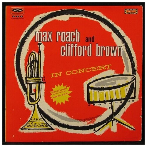 Виниловая пластинка Disques Vogue Max Roach / Clifford Brown – In Concert