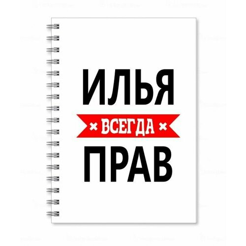 Тетрадь MIGOM принт А5 Илья всегда прав