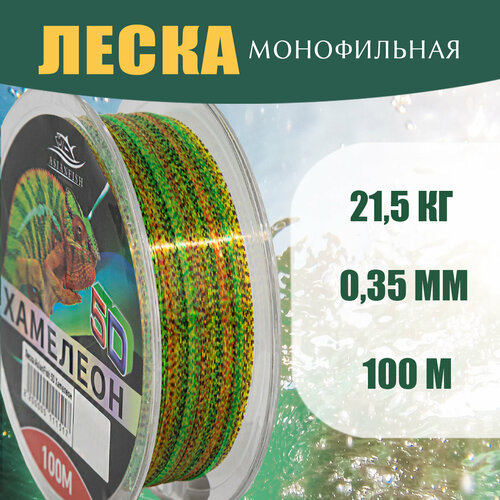 фото Леска хамелеон 5d 100м 0.35мм asianfish
