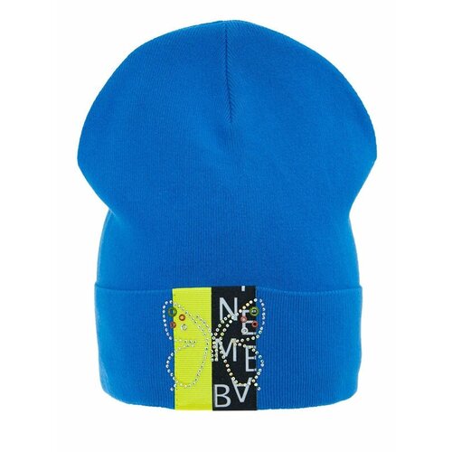 Шапка mialt, размер 54-56, синий шапка mialt размер 54 56 синий белый