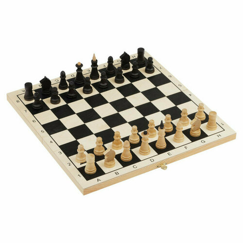 Набор игр ТРИ совы 3в1 "Нарды, шашки, шахматы", обиходные, деревянные с деревянной доской 40*40см, 342467