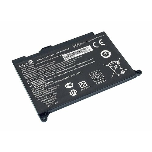 Аккумулятор Amperin для ноутбука HP 15-AU (BP02XL) 7.7V 4500mAh AI-BP02XL аккумулятор для ноутбука hp hstnn lb7h