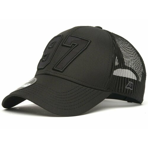 фото Бейсболка atributika & club, размер 55-58, черный