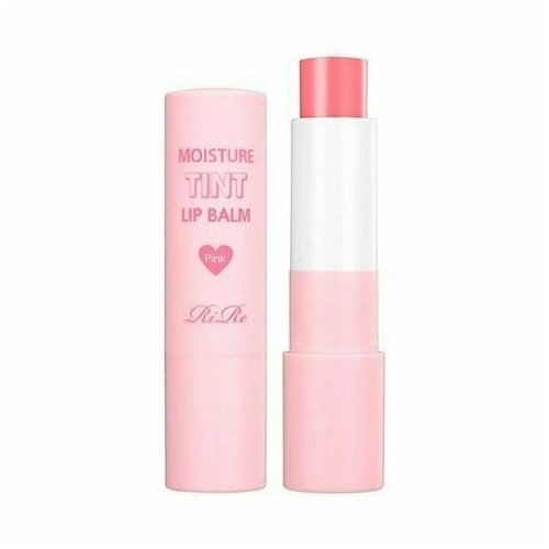 RiRe Оттеночный бальзам для губ с маслом шиповника Moisture Tint Lip Balm #01 Pink