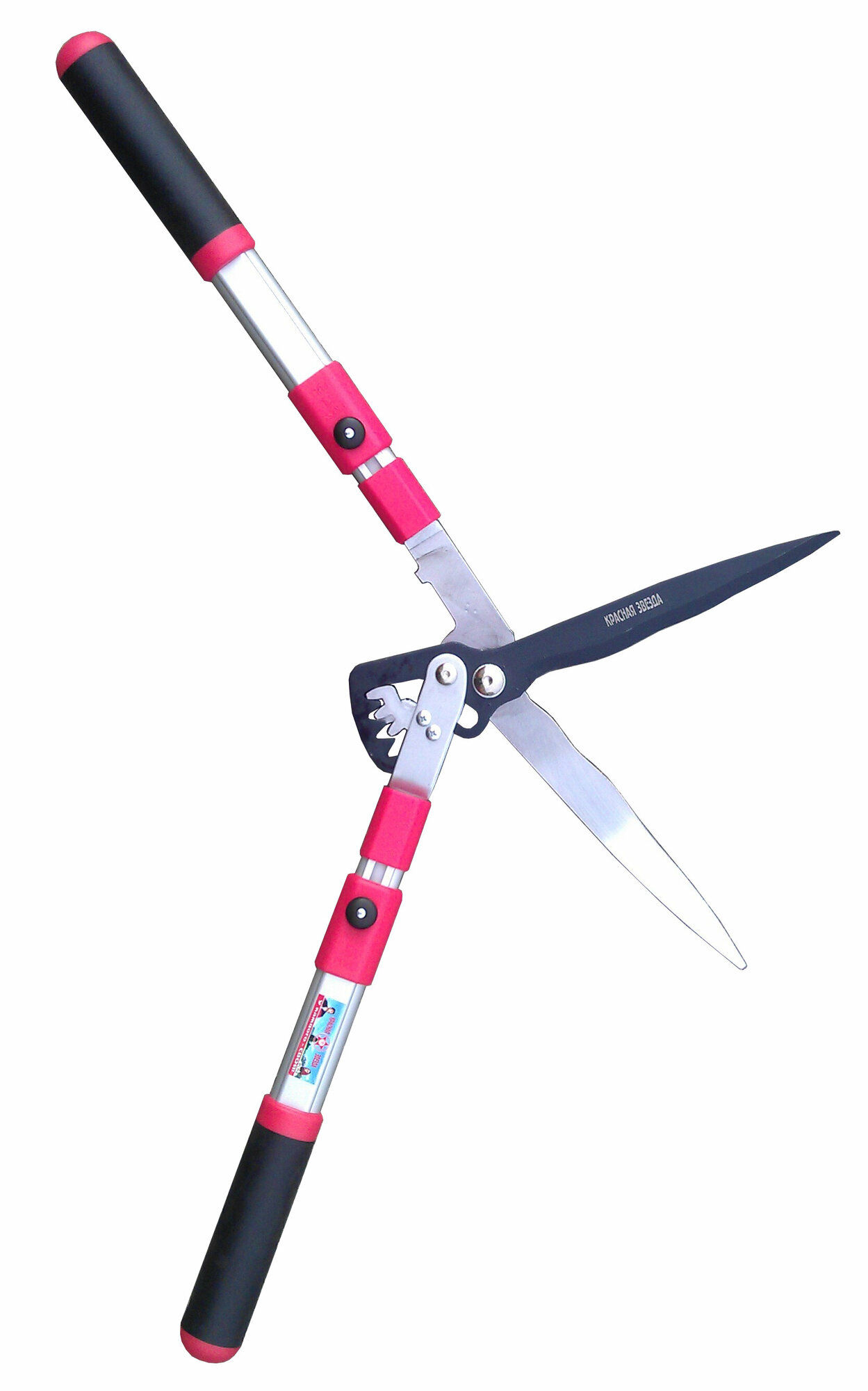 "Кобра" - сверхмощные ножницы для стрижки кустов с усиленным редуктором и телескопическими ручками