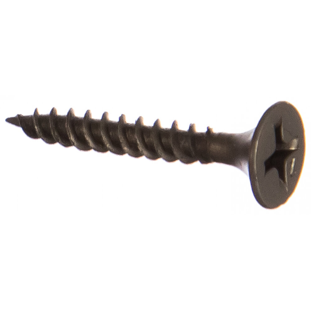 фото Метизный двор Саморез по металлу для ГКЛ 3,5x25, частая резьба, оксидированный. 40 шт. 4607173900470