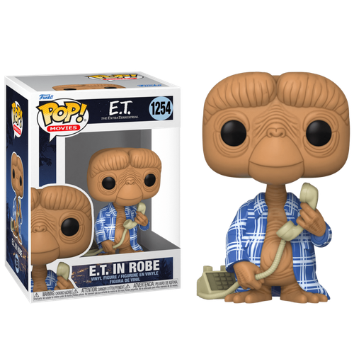 Фигурка Funko POP E.T. in Flannel Robe 40th Anniversary из фильма E. T. The Extra-Terrestrial 1254