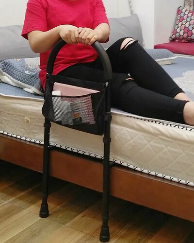 Изображение товара Поручень для кровати для пожилых и взрослых, опора для вставания, бортик ограничитель