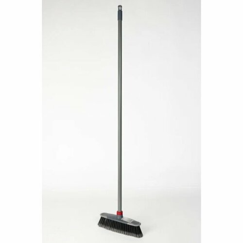 Щетка для пола MASTER HOUSE с ручкой 120 см серый с красным Чистый пол-3