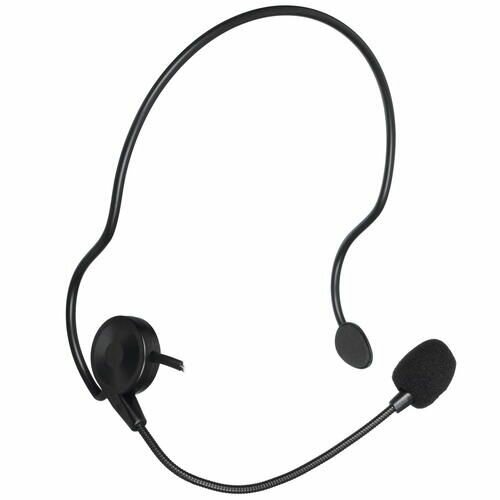 Микрофонный комплект Fifine Headset Lav Mic С1 черный, проводной, накамерный, петличный, от 20 Гц до 16000 Гц, jack 3.5 мм