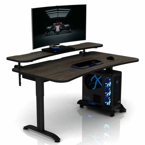 Геймерские игровые столы и кресла Стол с регулируемой высотой надставки DX ARENA SPORT (Arena/Tomahawk) амберг