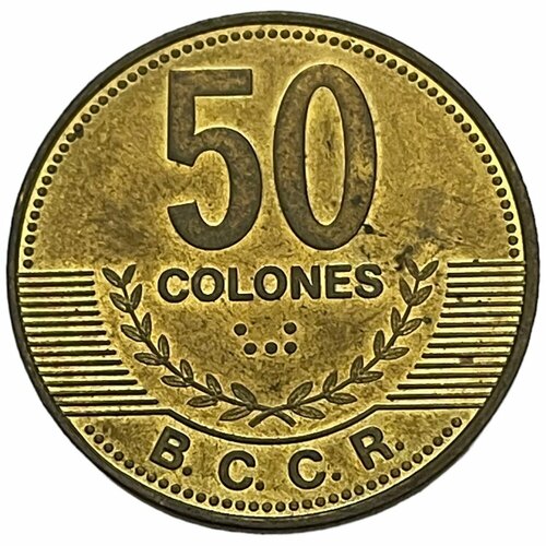 Коста-Рика 50 колонов 2007 г. коста рика 50 колонов 1999 г