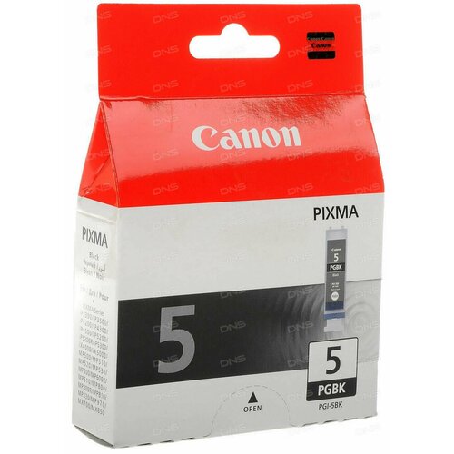 Картридж Canon PGI-5BK черный картридж canon pgi 5bk pgi 5bk 505стр черный