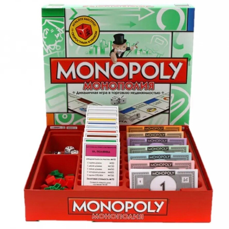 Настольная игра Монополия Классическая (MONOPOLY). Развивающая игра