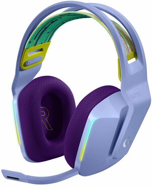 Беспроводная компьютерная гарнитура Logitech G G733 LightSpeed purple