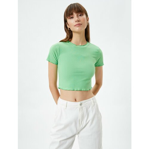 фото Футболка koton, размер xxl, зеленый