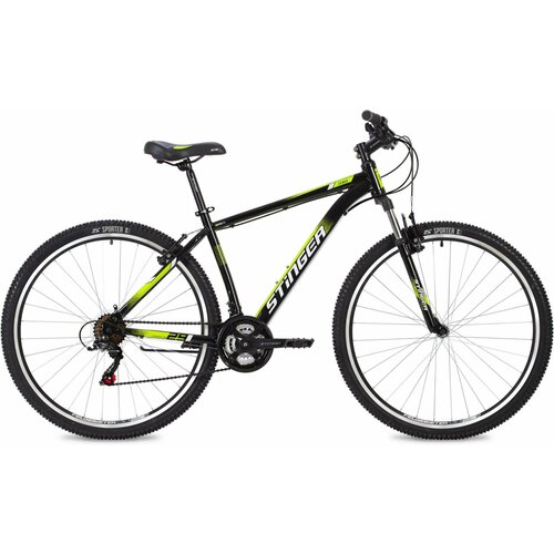 фото Велосипед горный stinger 29" caiman (2021) tz500/tz500/ts38 (22" красный)