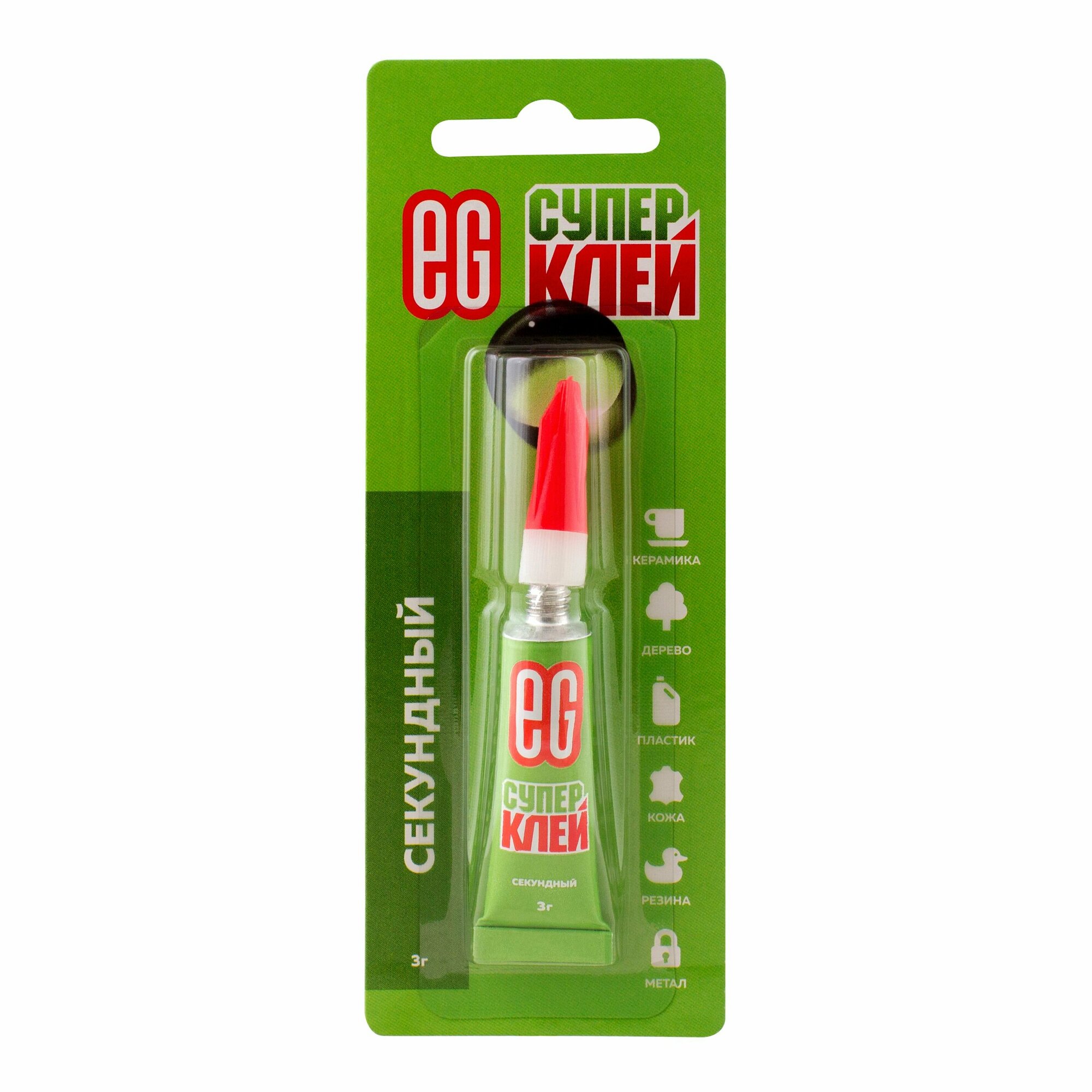 Супер клей секундный универсальный 3г EG Еврогарант