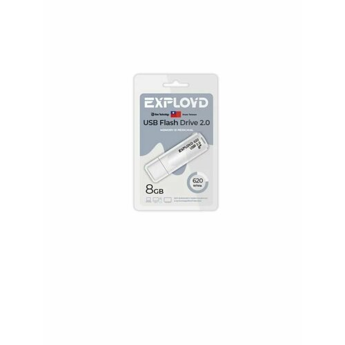 USB флеш накопитель EX-8GB-620-White