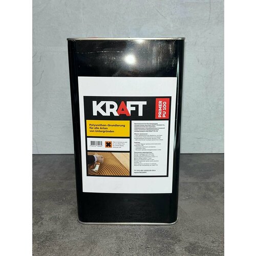 KRAFT PRIMER PU100 грунтовка (5 кг.) грунтовка beton contact primer 6 кг neomid