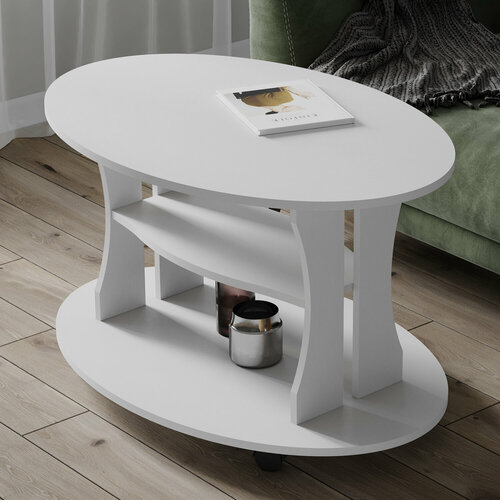 Стол Журнальный Консул-1 (560х900х600) белый